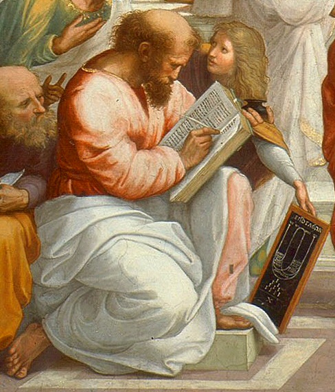 Fil:Pythagoras with tablet of ratios.jpg