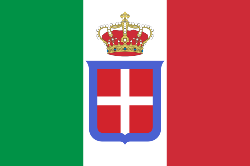 Fil:Flag of Italy (1861-1946) crowned.svg