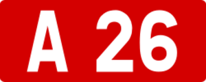 Autoroute française 26.svg