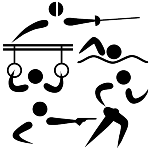 Modern pentathlon pictogram (post-2025).svg
