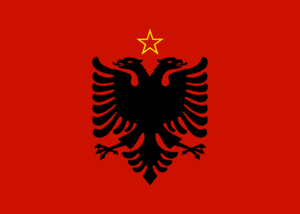 Flag of Albania (1946–1992).svg