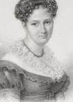 Henriette Wegner (1805–1875), født Seyler, frue til Frogner 1836–1848 Tegnet av: søsteren Molly Seyler