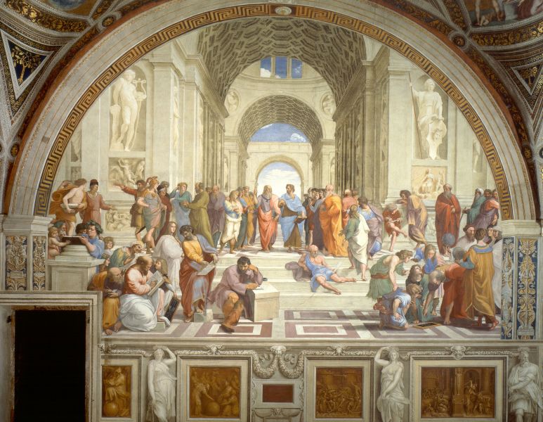 Fil:"The School of Athens" by Raffaello Sanzio da Urbino.jpg