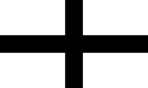 Black St George's Cross.svg