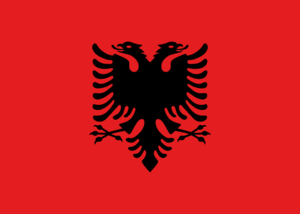Flag of Albania (1992–2002).svg