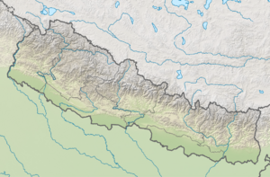 Nepal rel location map.svg