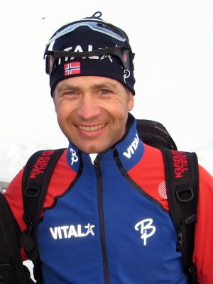 Fotografi av mann, Ole Einar Bjørndalen