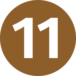 Fil:Paris transit icons - Métro 11.svg