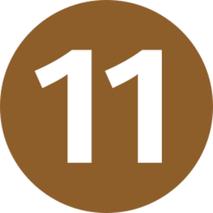 Paris transit icons - Métro 11.svg
