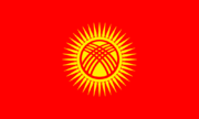 Kirgisistans flagg