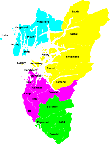 Fil:Kommuner og distrikter i Rogaland.svg